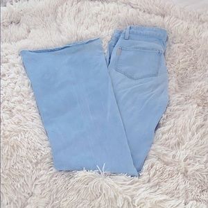 Paige high waist flare jeans light wash 29 tall